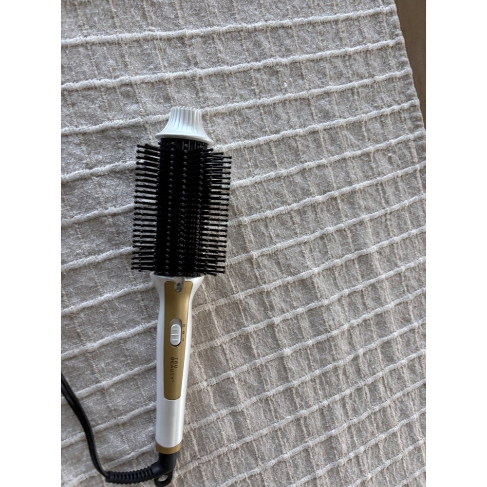 Tru Beauty 2-in-1 Hot Styling Brush tourmaline barrel, tested works